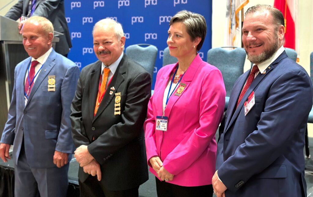Polish National Alliance Officers Frank Spula, Wesley Musial, Alicja Kuklinska, and Anthony Nowak-Przygodzki elected at the 49th National Convention
